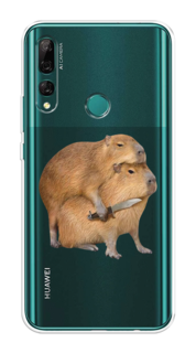 Чехол на Huawei Y9 Prime 2019 "Капибара с ножом" Case Place