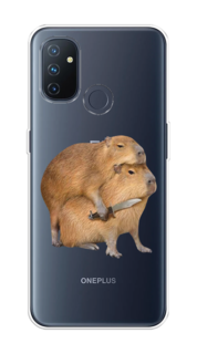 Чехол на OnePlus Nord N100 "Капибара с ножом" Case Place