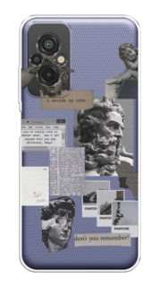 Чехол на Xiaomi Redmi 11 Prime 4G "Коллаж греческие скульптуры" Case Place