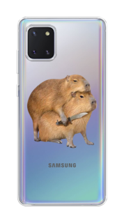 Чехол на Samsung Galaxy Note 10 lite/A81 "Капибара с ножом" Case Place