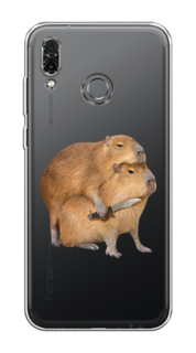 Чехол на Honor Play "Капибара с ножом" Case Place