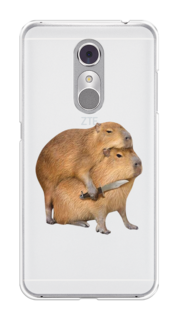 Чехол на ZTE Blade A910 "Капибара с ножом" Case Place
