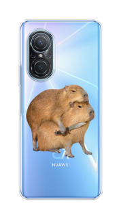 Чехол на Huawei Nova 9 SE "Капибара с ножом" Case Place