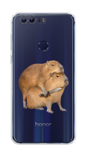 Чехол на Honor 8 "Капибара с ножом" Case Place