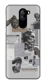 Чехол на Doogee X60L "Коллаж греческие скульптуры" Case Place