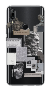 Чехол на Honor 9X/Huawei P Smart Z "Коллаж греческие скульптуры" Case Place