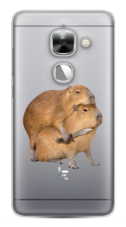 Чехол на LeEco Le Max 2 "Капибара с ножом" Case Place