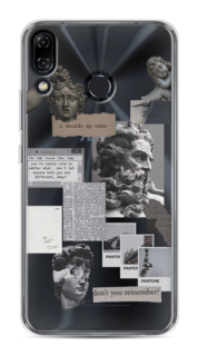 Чехол на Asus Zenfone 5 ZE620KL "Коллаж греческие скульптуры" Case Place
