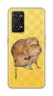Чехол на Realme GT Neo 3T "Капибара с ножом" Case Place