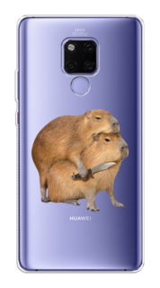 Чехол на Huawei Mate 20X "Капибара с ножом" Case Place