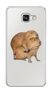 Чехол на Samsung Galaxy A5 2016 "Капибара с ножом" Case Place