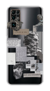 Чехол на Honor 30 "Коллаж греческие скульптуры" Case Place