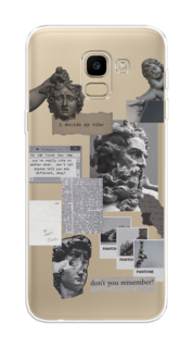 Чехол на Samsung Galaxy J6 2018 "Коллаж греческие скульптуры" Case Place