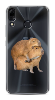 Чехол на Asus Zenfone 5 ZE620KL "Капибара с ножом" Case Place