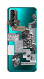 Чехол на Huawei P Smart 2021 "Коллаж греческие скульптуры" Case Place