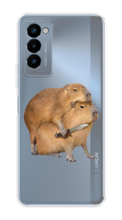 Чехол на Tecno Camon 18P "Капибара с ножом" Case Place