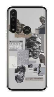 Чехол на Motorola Moto G Power 2020 "Коллаж греческие скульптуры" Case Place