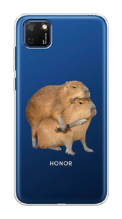 Чехол на Honor 9S/Huawei Y5p "Капибара с ножом" Case Place