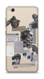 Чехол на Xiaomi Redmi 4A "Коллаж греческие скульптуры" Case Place