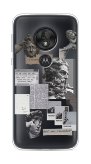 Чехол на Motorola Moto G7 Play "Коллаж греческие скульптуры" Case Place