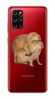 Чехол на Samsung Galaxy S20 Plus "Капибара с ножом" Case Place