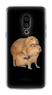 Чехол на Meizu 15 "Капибара с ножом" Case Place