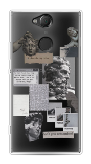 Чехол на Sony Xperia XA2 "Коллаж греческие скульптуры" Case Place