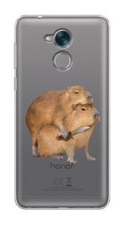 Чехол на Honor 6C "Капибара с ножом" Case Place