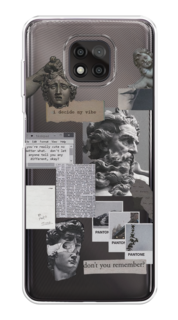 Чехол на Motorola Moto G Power 2021 "Коллаж греческие скульптуры" Case Place
