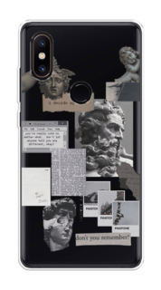 Чехол на Xiaomi Mi Mix 2S "Коллаж греческие скульптуры" Case Place