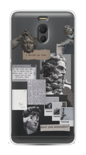 Чехол на Meizu M6 Note "Коллаж греческие скульптуры" Case Place