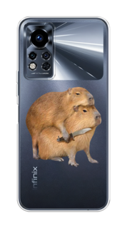 Чехол на Infinix Note 12i 2022 "Капибара с ножом" Case Place