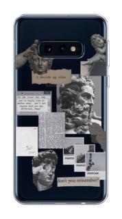 Чехол на Samsung Galaxy S10E "Коллаж греческие скульптуры" Case Place