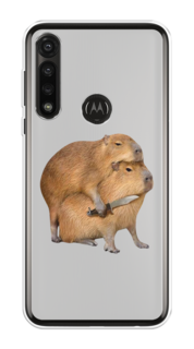 Чехол на Motorola Moto G Power 2020 "Капибара с ножом" Case Place