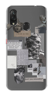 Чехол на ZTE Blade V10 Vita "Коллаж греческие скульптуры" Case Place