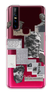 Чехол на Vivo V15 "Коллаж греческие скульптуры" Case Place