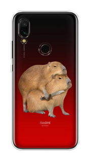 Чехол на Xiaomi Redmi 7 "Капибара с ножом" Case Place
