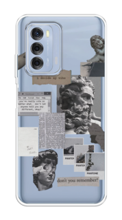 Чехол на ZTE Blade V40 "Коллаж греческие скульптуры" Case Place