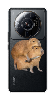 Чехол на Xiaomi 12S Ultra "Капибара с ножом" Case Place