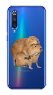 Чехол на Xiaomi Mi9 SE "Капибара с ножом" Case Place