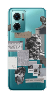 Чехол на Xiaomi Redmi 10 5G "Коллаж греческие скульптуры" Case Place