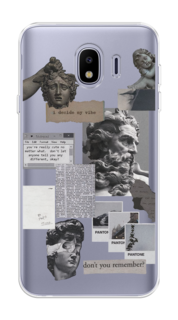 Чехол на Samsung Galaxy J4 "Коллаж греческие скульптуры" Case Place