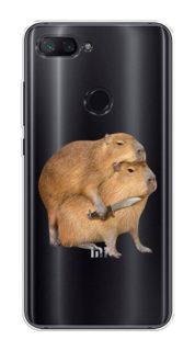 Чехол на Xiaomi Mi 8 Lite "Капибара с ножом" Case Place