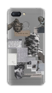 Чехол на Xiaomi Redmi 6 "Коллаж греческие скульптуры" Case Place