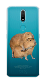 Чехол на Nokia 2.4 "Капибара с ножом" Case Place