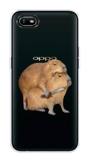 Чехол на Oppo A1k "Капибара с ножом" Case Place