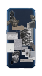 Чехол на Samsung Galaxy M01 "Коллаж греческие скульптуры" Case Place