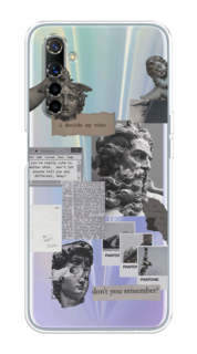 Чехол на Realme 6 "Коллаж греческие скульптуры" Case Place