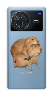 Чехол на Vivo X Note "Капибара с ножом" Case Place