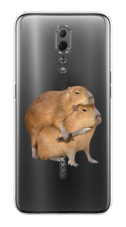 Чехол на Oppo Reno Z "Капибара с ножом" Case Place